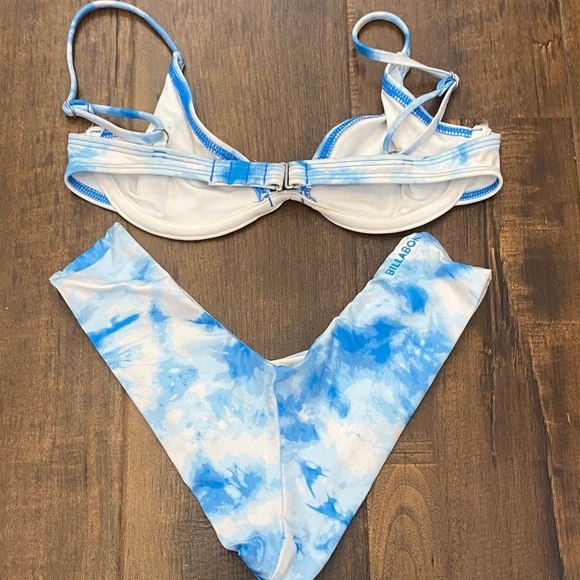 Billabong Blue and White Bikini Set - Picture 2 of 3